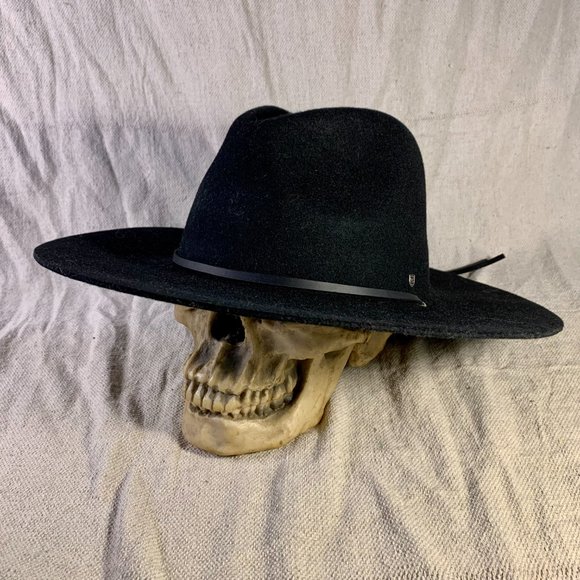 Brixton Field Utility Hat Wide Brim Black - Picture 2 of 7